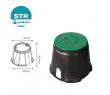 Короб электромагнитных клапанов аналог VBA02673 LARGE (Юниор) GREENBOX Senkron