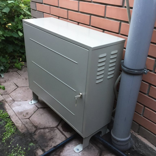 Щит для насоса полива (шкаф сталь) 735х750х260